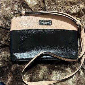 Kate Spade Black and Cream Crossbody Bag